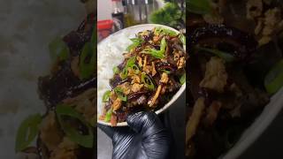 Bœuf aux oignons 🧅🥩 food foodie instafood recette recipe fastfood cuisine asianfood eat [upl. by Dorsman]