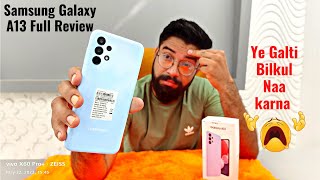 Samsung A13 Review and Unboxing  Samsung Galaxy A13 Unboxing and Review in Hindi [upl. by Thrift]