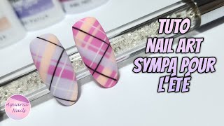 TUTO Nail art plaid  Conseils et astuces nail art en VSP [upl. by Nosmirc]