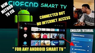 Why Does My TV Say Connected But No Internet  TV Connected To Network But No Internet FIXED [upl. by Atnima]