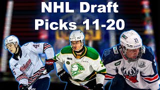 NHL Draft Rankings 1120 [upl. by Ciel]