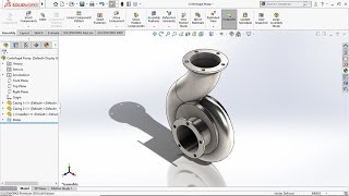 Design Centrifugal Pump use Solidworks [upl. by Ritter]