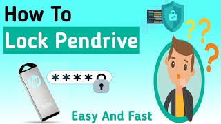 How To Set Password In Pendrive  Lock Pendrive With Password  BitLocker [upl. by Crespi]