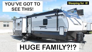 2 Bedroom Travel Trailer for a LARGE FAMILY 2025 Palomino Puma 32BHFS [upl. by Pardew718]