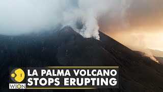 La Palma Volcano stops erupting Scientists warn cannot be sure eruption is over  English News [upl. by Rdnaskela]