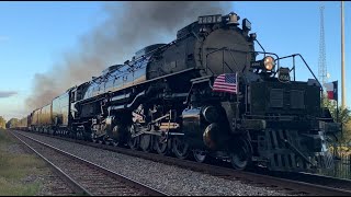 20240917 Railfan Mineola TXUnion Pacific Big Boy Steam Locomotive [upl. by Dugald57]