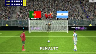 Portugal vs Argentina Penalty Shootout 🔥 L  Messi vs C  Ronaldo 🔥 [upl. by Coralyn]