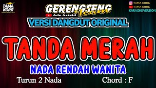 TANDA MERAH KARAOKE Ade Astrid  BAJIDOR [upl. by Berrie656]