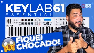 UM DOS MELHORES CONTROLADORES DE ENTRADA QUE EU JÁ TESTEI  Review Arturia Keylab Essential 61 [upl. by Ciapas315]