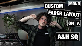 How to setup a custom fader layout on a AllenampHeath SQ console [upl. by Harimas]