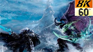 Warcraft III Reforged  Arthas vs Illidan  Cinematic Remastered 8K 60FPS [upl. by Esetal835]