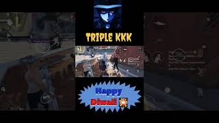 BGMI Diwali special diwali happydiwali l Triple KKK l [upl. by Brine530]