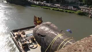 Heidelberg Alte Neckarbrücke U 17 passiert gedreht [upl. by Mills258]