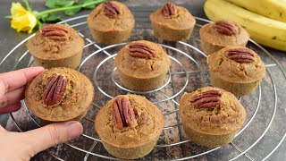 BananenHaferflockenKaffeeMuffins Vegan und glutenfrei [upl. by Nwahshar]