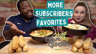 More SUBSCRIBERS FAVORITES from Olive Garden Taste Test [upl. by Meunier]