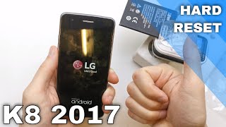 How to LG K8 2017 Hard reset [upl. by Canter]