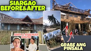 GANITO ANG NANGYARI SA BAHAY NI ANDI AT PHILMAR SA SIARGAO SIARGAO BEFORE AND AFTER TYPHOON ODETTE [upl. by Llirrem]