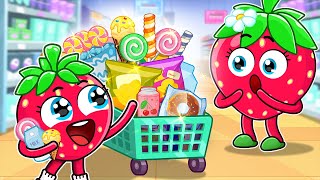 Grocery Store Song 🛒 Go Shopping 🥦 Nursery Rhymes amp Kids Songs by YUM YUM [upl. by Adnuahsor]