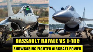 Epic Air Battle Rafale vs J10C Fighter Jets [upl. by Siramad]