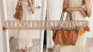 UNBOXING LONGCHAMP  AUTUMN EDIT [upl. by Aneer]