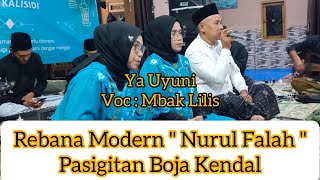 REBANA MODERN NURUL FALAH PASIGITAN BOJA KENDALYA UYUNI VOCAL  MBAK LILIS [upl. by Lauretta832]