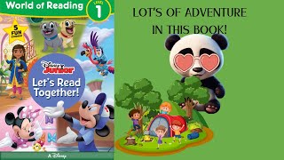 Lets Read Together  Disneys World of Reading  Level 1 Disney Junior [upl. by Bej53]