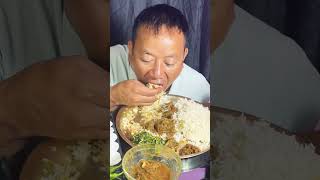 Mutton Soup With Basmati Chamal  Traditional Food Dhido  Rubi Rai Mukbang ❤️ [upl. by Segalman]