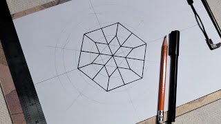 How to draw geometric patterns  Simple geometric patterns [upl. by Platt]