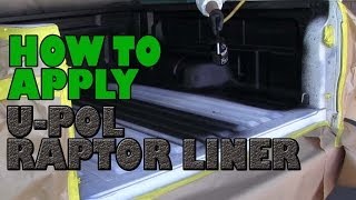 How to apply UPOL Raptor Truck Bed liner [upl. by Tammi257]