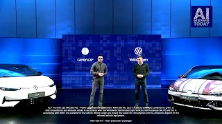 AI News  Volkswagen and Cerence to Unveil AIPowered Driver Experience at CES 2024 [upl. by Drawdesemaj]