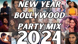 NEW YEAR BOLLYWOOD PARTY MIX 2024  BOLLYWOOD PUNJABI PARTY MIX NON STOP DJ NEW YEAR PARTY SONG 2024 [upl. by Eiraminot]