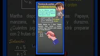 TÉNICAS DE CONTEO combinaciones [upl. by Anialed]