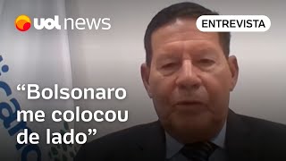 Mourão Bolsonaro não me chamava nem para o cafezinho fui colocado de lado [upl. by Nlyak]