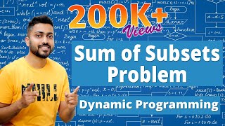 L55 Sum of Subsets Problem  Dynamic Programming [upl. by Cutcheon431]