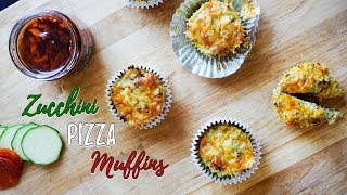 Zucchini Muffins  Pizza Style Quick and Healthy Keto Muffins [upl. by Neuberger]