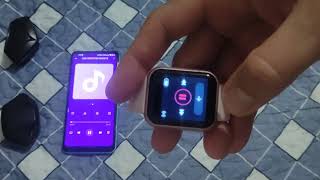 Função Música no Smartwatch Y68D20 [upl. by Ariaz]