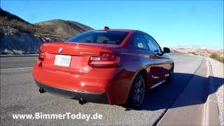 BMW M235i Sound und TachoVideo vom 2er F22 [upl. by Nosle]