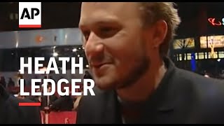 Heath Ledger confirmed to play the Joker in Batman sequel [upl. by Haziza706]