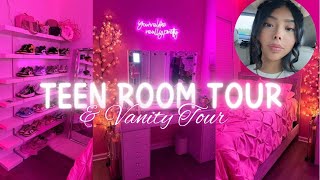 ♡THE CUTEST ROOM TOUR amp VANITY TOUR IM OBSESSED [upl. by Hceicjow]