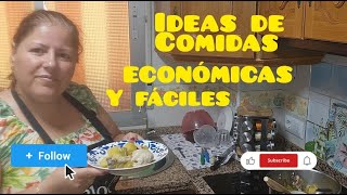 IDEA DE COMIDAS ECONOMICAS Y FACILES🤗🥤💫🫶💘 [upl. by Ettenwad]