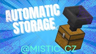 Automatic storage minecraft minecraftbuild minecrafttutorial [upl. by Yehs241]