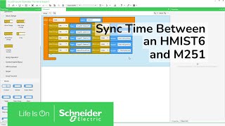 How to Sync Time Between a M251 PLC and a HMIST6  Schneider Electric Support [upl. by Ynnot]