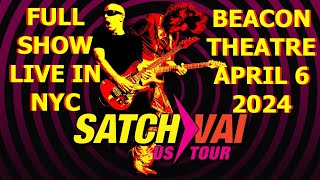 JOE SATRIANI amp STEVE VAI FULL SHOW quotSATCH VAI US TOUR Beacon Theatre New York City 462024 [upl. by Airyk]