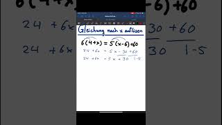 GLEICHUNG NACH X AUFLÖSEN mathematics tricks algebra [upl. by Ahsinna]