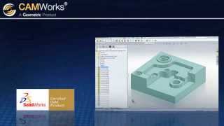 CAMWorks CNC CADCAM Within SolidWorks [upl. by Koerlin945]