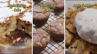 3 Delicious Apple Dessert Recipes  MOLCS Easy Recipes [upl. by Newmann]