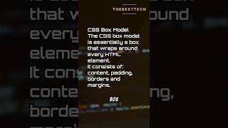 CSS Box Model 👨‍💻 interview webdevelopment webdeveloper interviewquestions freshers [upl. by Elayor]