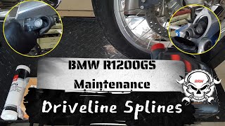 BMW R1200 Driveshaft Spline Service [upl. by Irrek162]