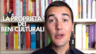 🖼 LA PROPRIETA DEI BENI CULTURALI  DIRITTO PRIVATO IN 3 MINUTI [upl. by Ryley]