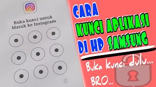 Mengunci Aplikasi Di HP Samsung  Cara Kunci Aplikasi Samsung  Android Tutorial  app lock samsung [upl. by Solley84]